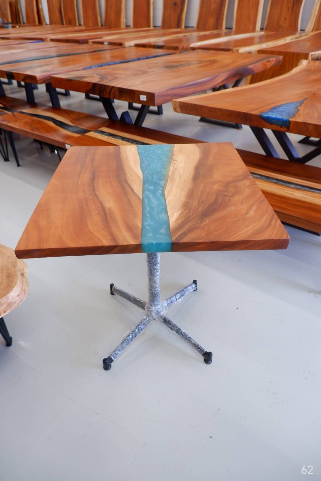 Solid Acacia Bistro Table – Square, Round & River Styles